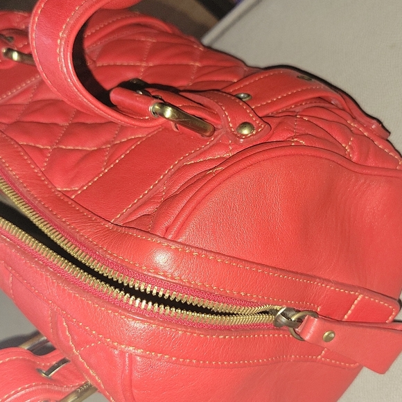 RED MCM SATCHEL - Picture 5 of 8